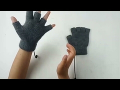 Detachable 5W Electric Heated Gloves USB Rechargeable Hand Warmer