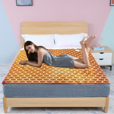 Low Voltage Safety Graphene Electric Heating Blanket Untuk Pengalaman Tempat Tidur Musim Dingin Yang Nyaman Dan Nyaman