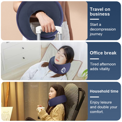 Grosir Customized Ultra-Luxury Neck Support Portable Adjustable Smart Heating Massage Pillow untuk Mobil & Home Travel