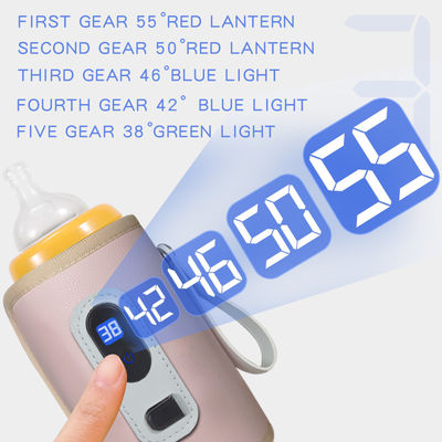 5V Portable Bottle Warmer USB Charging Sempurna untuk memanaskan susu bayi selama perjalanan Kompak Ringan dan mudah dibawa