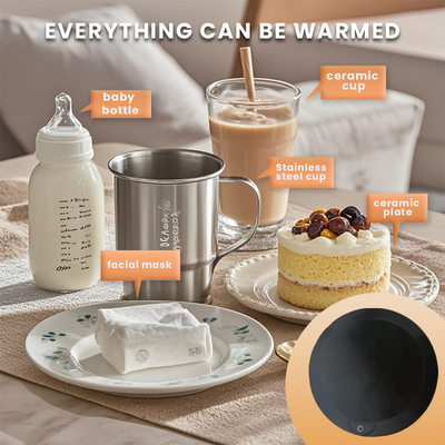 Multipurpose Usb Cup Warmer Smart Travel Bottle Heating Plate Dengan Wireless Charging
