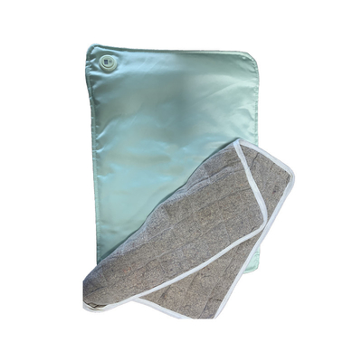 Desain hand warmer dengan ritsleting untuk transformasi mudah dari hand warmer ke heating pad