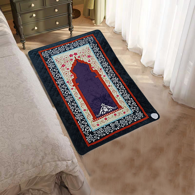 Customized Modern Religious Heated Prayer Mat Desain Sederhana Electric Heating Prayer Pad Rumah Penggunaan Muslim Islam