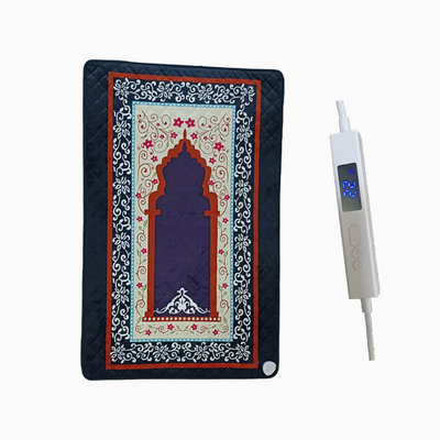 Customized Modern Religious Heated Prayer Mat Desain Sederhana Electric Heating Prayer Pad Rumah Penggunaan Muslim Islam