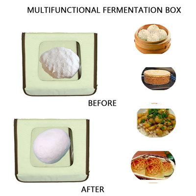 Kitchenware Pizza Dough Proofing Box Kontrol suhu & pengaturan timer untuk fermentasi dan alat kue panggang