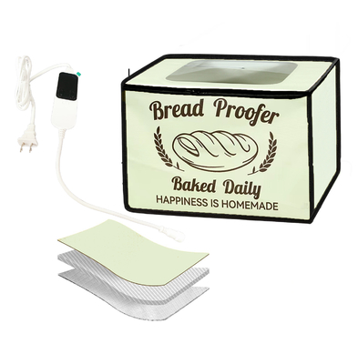 Kitchenware Pizza Dough Proofing Box Kontrol suhu & pengaturan timer untuk fermentasi dan alat kue panggang