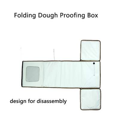 Kitchenware Pizza Dough Proofing Box Kontrol suhu & pengaturan timer untuk fermentasi dan alat kue panggang