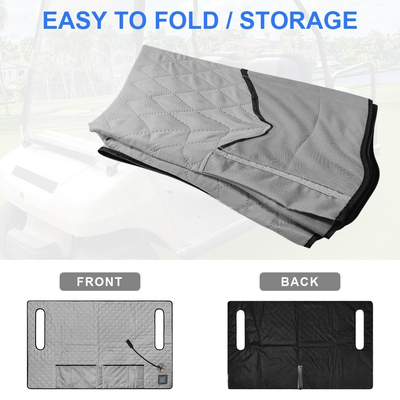 Perlindungan Terlalu Panas Golf Panas Pad Untuk Kereta Golf Panas Kursi Bantal Bahan Bisa dicuci Sumber Daya DC / AC