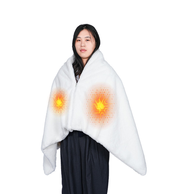 Graphene Far Infrared Heating Shawl selimut listrik untuk presisi 45-65C pengaturan suhu