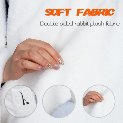 Graphene Far Infrared Heating Shawl selimut listrik untuk presisi 45-65C pengaturan suhu