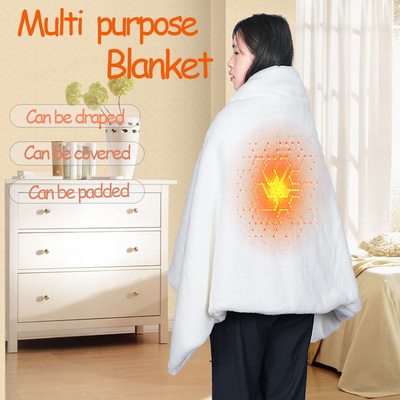 Graphene Far Infrared Heating Shawl selimut listrik untuk presisi 45-65C pengaturan suhu