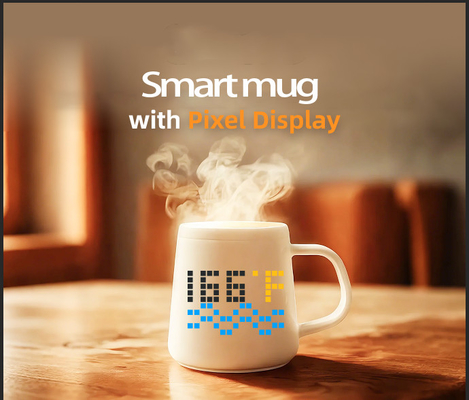 Hadiah Custom Set Untuk Hari Ibu Ai-Enhanced Keramik Mug Dengan Pixel Display Modern Design Hadiah