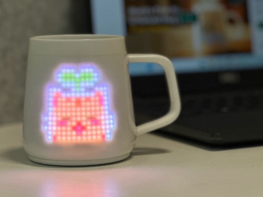 Hadiah Custom Set Untuk Hari Ibu Ai-Enhanced Keramik Mug Dengan Pixel Display Modern Design Hadiah