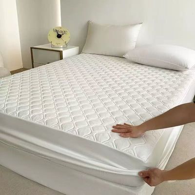 Disesuaikan Fitted Sheet Electric Heating Mattress Cover Dual Zone Control Teknologi Graphene Dan Kain Antibakteri