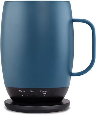 Portable Digital Style Dirancang Pabrik Pemanasan Diri Pemanasan Temperature-Controlled Direct Drinking Coffee Mug Travel Wireless
