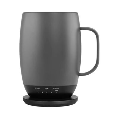 Portable Digital Style Dirancang Pabrik Pemanasan Diri Pemanasan Temperature-Controlled Direct Drinking Coffee Mug Travel Wireless