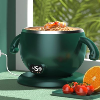 Mangkuk Penghangat Makanan Bayi 300ml HW01 Portabel Elektrik Besar Stainless Steel Wadah Makanan Bayi Penghangat Untuk Perjalanan