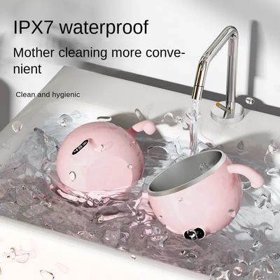 Mangkuk Penghangat Makanan Bayi 300ml HW01 Portabel Elektrik Besar Stainless Steel Wadah Makanan Bayi Penghangat Untuk Perjalanan