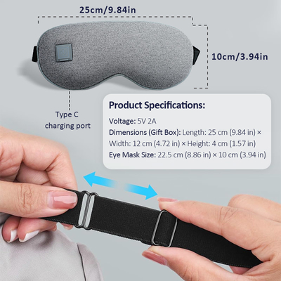Wireless Graphene Self-Heated Eye Mask Dengan Panas Menenang Cold Pack Untuk Mata Kering Stye Relax Eye Strain