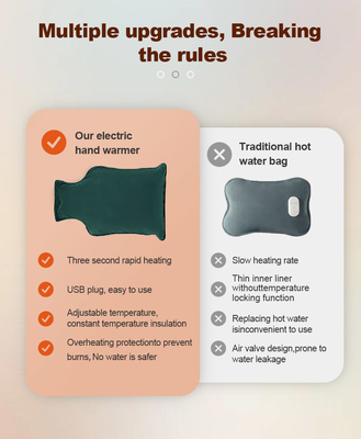 Tetap hangat di cuaca dingin dengan hand warmer Aktifkan dengan membengkokkan disk logam Suhu 95-140 ° F Sumber panas arus langsung