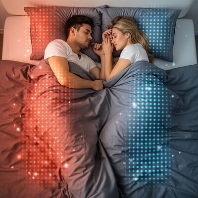 Sheerfond Dingin Selimut Termal-Flow Smart Selimut Untuk Hot Sleepers