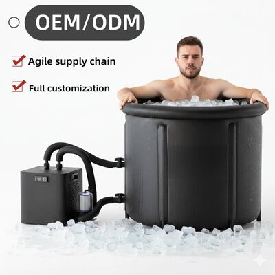 Ice Bath Cold Plunge Tub dengan konstruksi akrilik tahan lama pendingin energi dan antarmuka sentuh yang ramah pengguna untuk fisioterapi