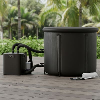 Ice Bath Cold Plunge Tub dengan konstruksi akrilik tahan lama pendingin energi dan antarmuka sentuh yang ramah pengguna untuk fisioterapi