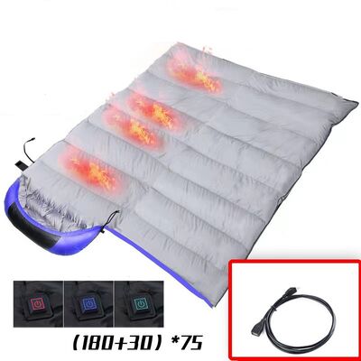 Sesuaikan Waterproof Heated Sleeping Bag Multi 5V 2A USB Power SHEERFOND Outdoor Heated Sleeping Bag Untuk Camping