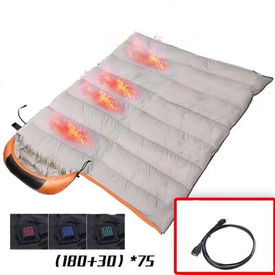 Sesuaikan Waterproof Heated Sleeping Bag Multi 5V 2A USB Power SHEERFOND Outdoor Heated Sleeping Bag Untuk Camping