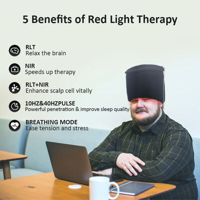 Topi Pertumbuhan Rambut 660nm Terapi Cahaya Merah LED dan 270 LED Cahaya Merah dan Topi Terapi Laser