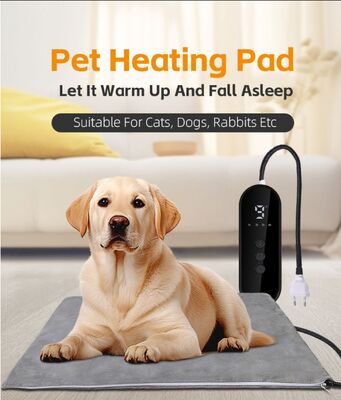 Anti-gigit 4-Timer Pet Heating Pad Portable Electric Warm Mat Heated Blanket for Dog Cat Beds Rumah