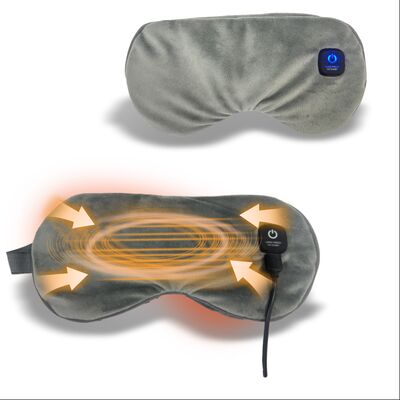 Topeng mata tanpa kabel untuk penghilang mata kering, peningkatan tidur, pad pemanas mata yang bisa dicuci untuk perjalanan dan dengan cangkang yang bisa diganti