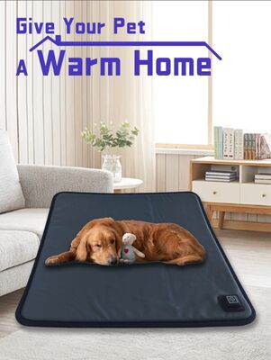 Electric Dog Bed with PTC Heating & Cooling System Perlindungan Terlalu Panas Ramah Lingkungan All-Season Pet Cooling Mat untuk Kucing & Anjing