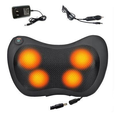 OEM ODM Custom Nyaman Electric Heating Pijat leher bantal ergonomis Orthopedic Serviks Kontur Kepala Woven U-bentuk Pesawat