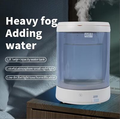 High-capacity 1.2L USB-Rechargeable Quiet Smart Home Car and Home Office Air Humidifier for Large Room