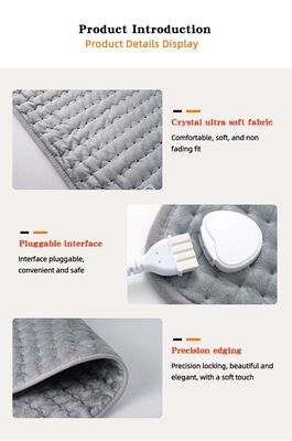 Electric Heated Pad furnitur pemanasan praktis untuk kantor rumah atau di samping tempat tidur memberikan panas lembut untuk meningkatkan tingkat kenyamanan