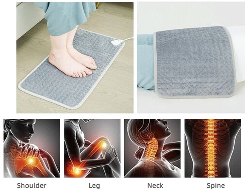 Electric Heated Pad furnitur pemanasan praktis untuk kantor rumah atau di samping tempat tidur memberikan panas lembut untuk meningkatkan tingkat kenyamanan