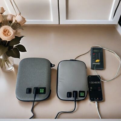 Tas pemanas makanan portabel bertenaga USB dengan kain oxford tahan air dan lapisan terisolasi yang aman untuk makanan hangat kapan saja di mana saja