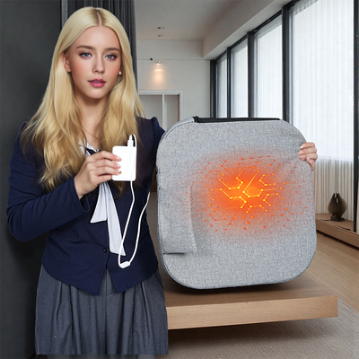 Portable USB Graphene Heated Seat Cushion Soft Linen-Cotton Heating Chair Pad 3-Speed Temperature Adjustment Warm Cushion Multi-Color Tersedia untuk Home Office Travel Car Use