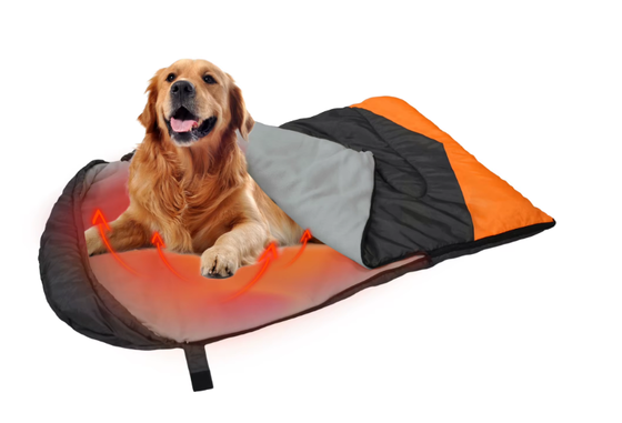 Kompak Tas Tidur Anjing Panas yang Mudah Di-Simpan, Ringan 0,93kg Tas Tidur Anjing Lipat untuk Anjing Berbagai Jenis Anjing Kecil dan Menengah, Sempurna untuk Aktivitas Luar Ruangan di Rumah dan Cuaca Dingin