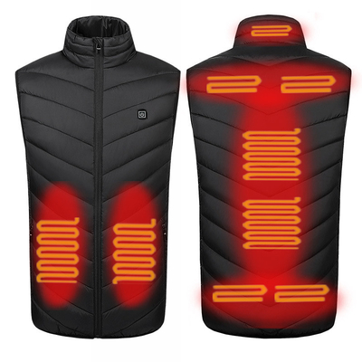 USB 5V Electric Heated Vest Jacket Bahan Film Graphene Tahan Air yang Dapat Dicuci