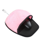 Penghangat Tangan Mouse Pad Dipanaskan USB yang Dapat Dicuci, Tikar Mouse yang Dipanaskan ODM