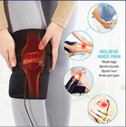 Pijat Lutut Pemanas Listrik OEM, Terapi Panas Knee Wrap Brace ukuran 47 × 20cm