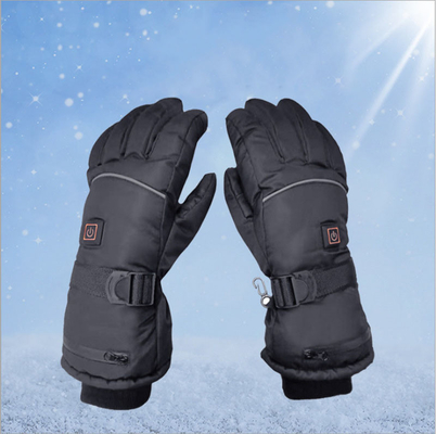 Gloves Pemanas Lampu Listrik PU Kulit tahan air Musim Dingin Untuk Pekerjaan dan Kegiatan Luar Ruang