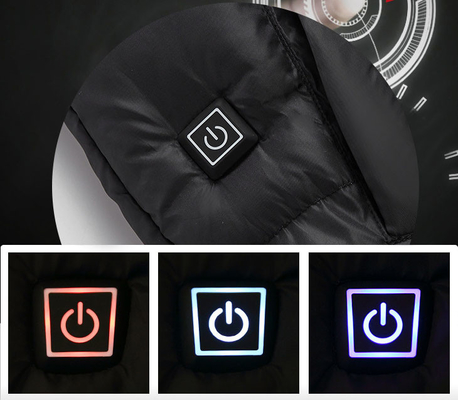 Pakaian Pemanas Listrik USB Dengan Panel Pemanas Graphene Untuk Pria Pakaian Musim Dingin Jaket Listrik