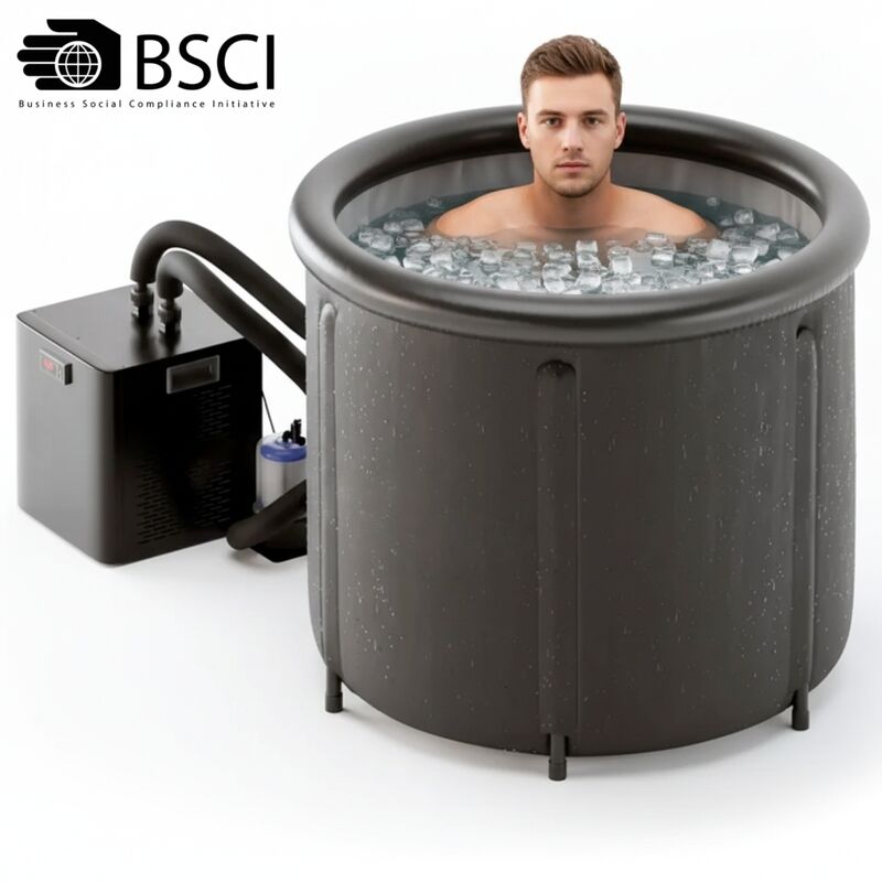 Ice Bath Cold Plunge Tub dengan konstruksi akrilik tahan lama pendingin energi dan antarmuka sentuh yang ramah pengguna untuk fisioterapi
