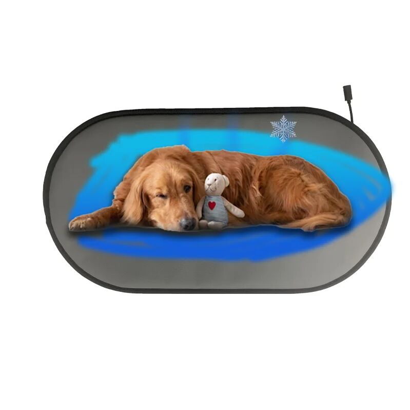 Electric Dog Bed with PTC Heating & Cooling System Perlindungan Terlalu Panas Ramah Lingkungan All-Season Pet Cooling Mat untuk Kucing & Anjing