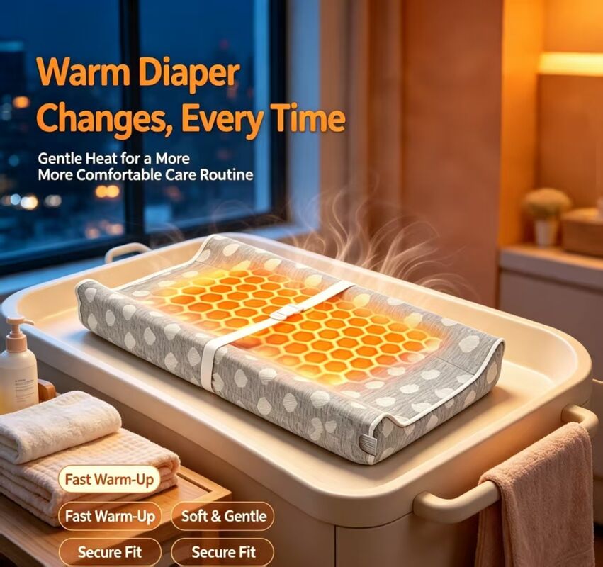 baby heating pad electric warming pad soft and cozy fabric ideal for soothing baby discomfort and providing gentle heat