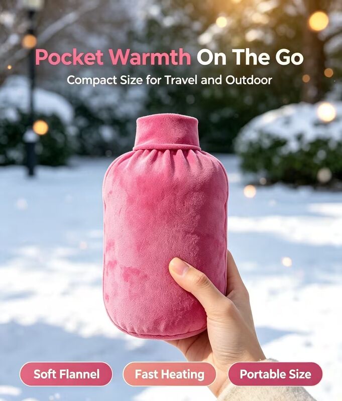 Rechargeable Bucket Shape Electric Hand Warmer, Crystal Ultra Soft Skin Friendly Cover, Pemanasan Cepat Kantong Pemanasan Portable untuk Cuaca Dingin