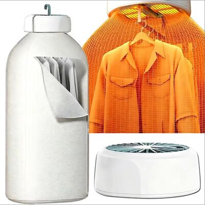 Portable Electric Folding Clothing Dryer Folding Small Heated Clothing Air Hanging Dryer Mini Air Blower Dryer untuk Rumah